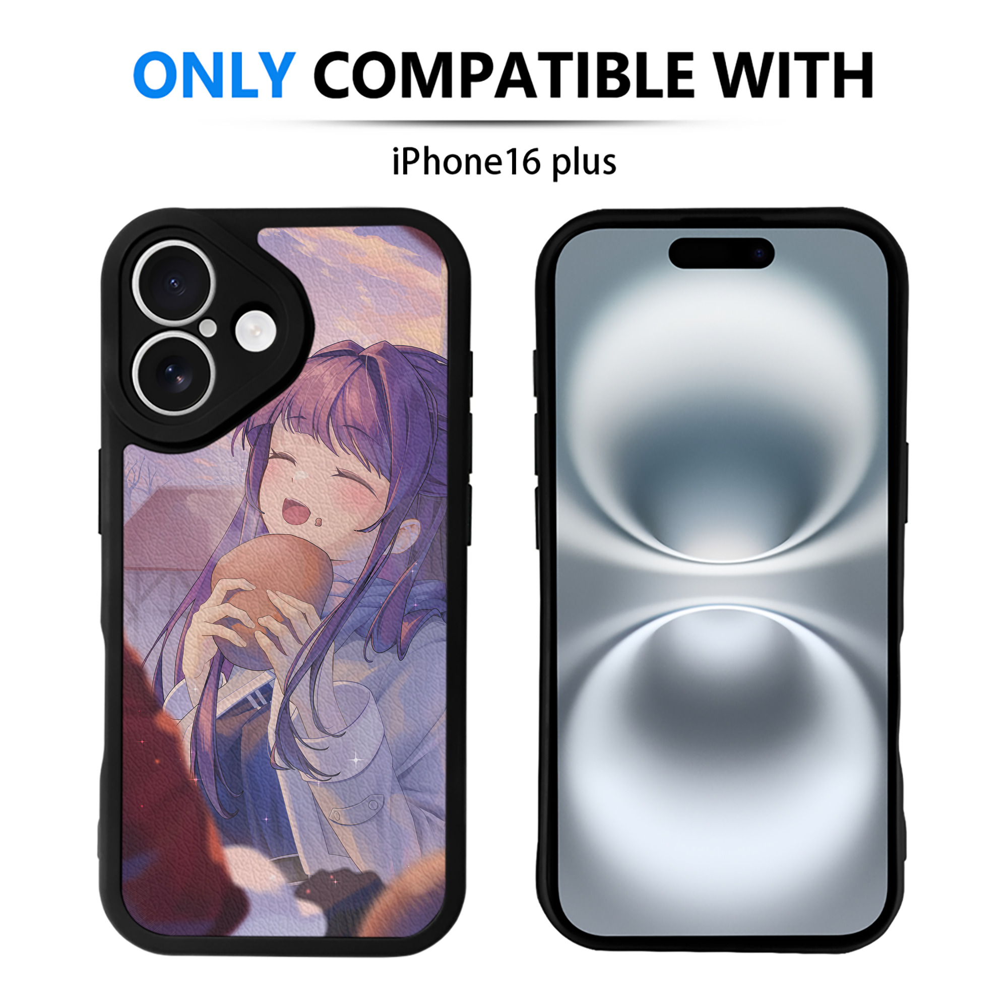 （画像用） 葬送のフリーレン Frieren 【iPhone 16シリーズ対応】シリコンスマホケース（レザー調） 材質：シリコン